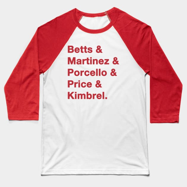 2018 Boston Red Sox Baseball T-Shirt by IdenticalExposure